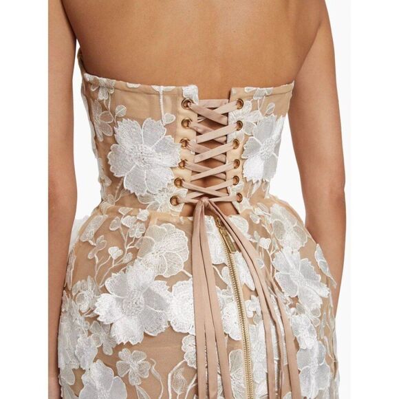 Bronx and Banco White Floral Mini Dress - Picture 8 of 16